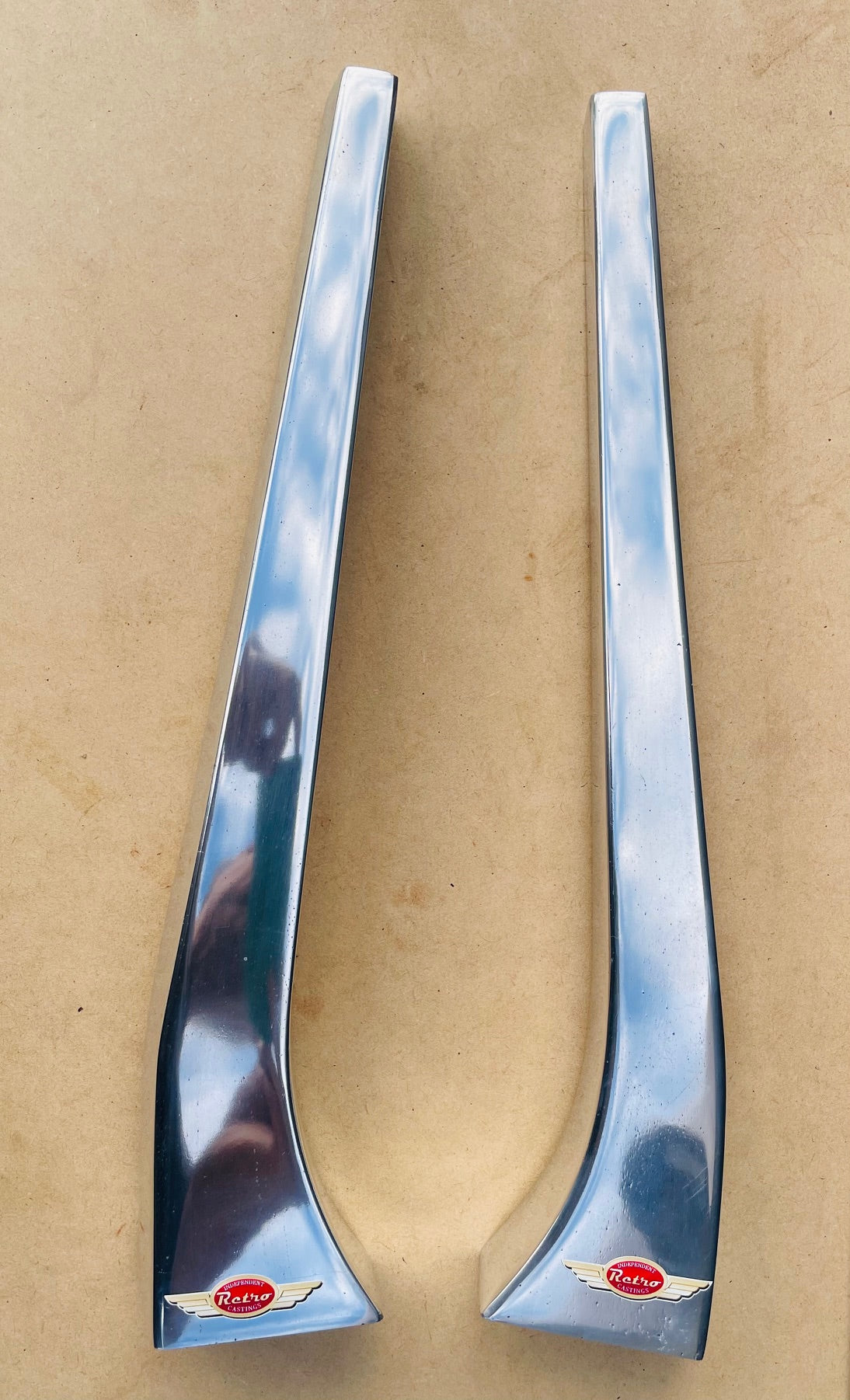 Windscreen Posts A Model Ford Polished