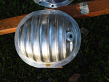 Ford 8 inch diff cover for early Ford Customlines and Mustangs. Unpolished Aluminium