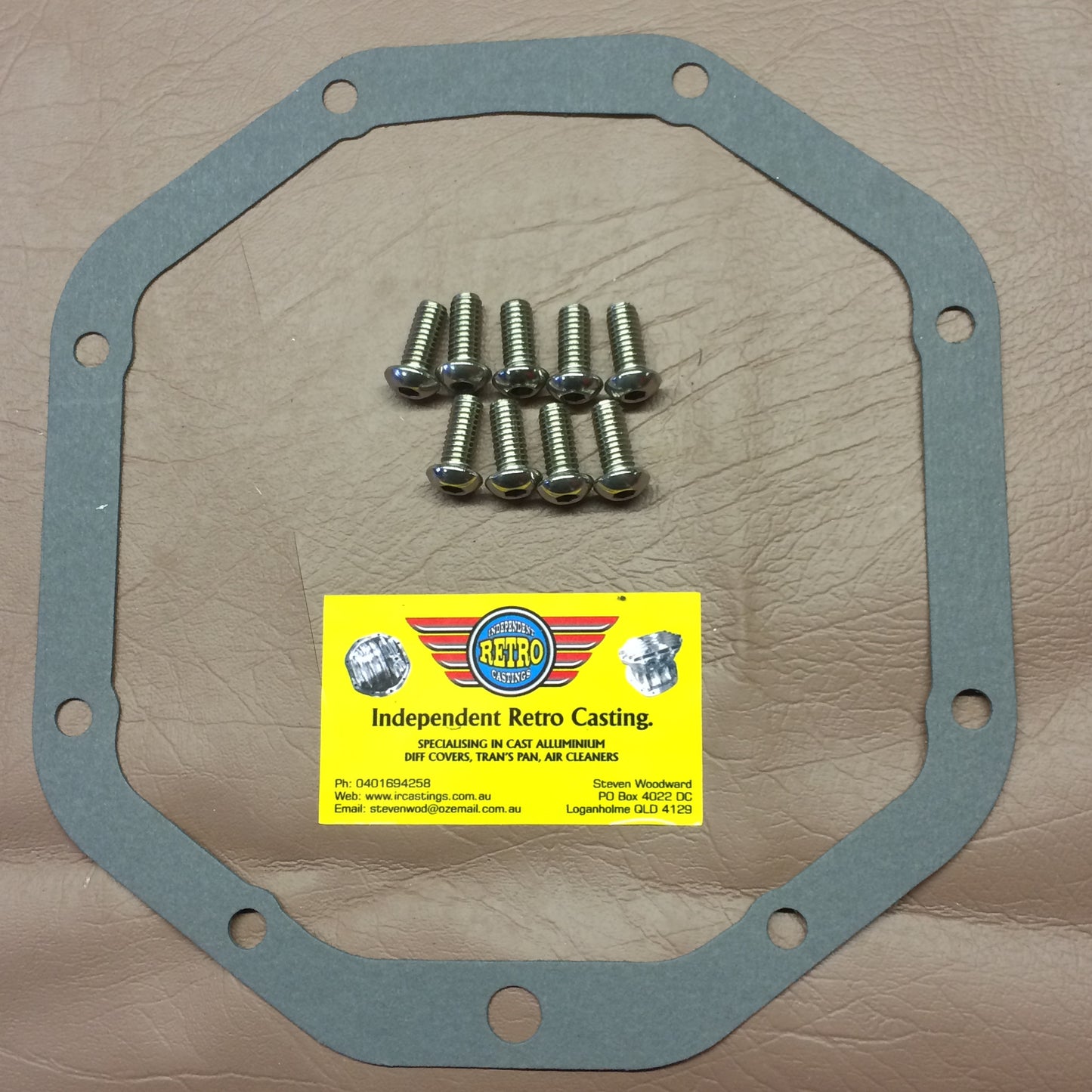 Borg Warner diff gasket and bolt kit for Falcon, Commodore, Centura