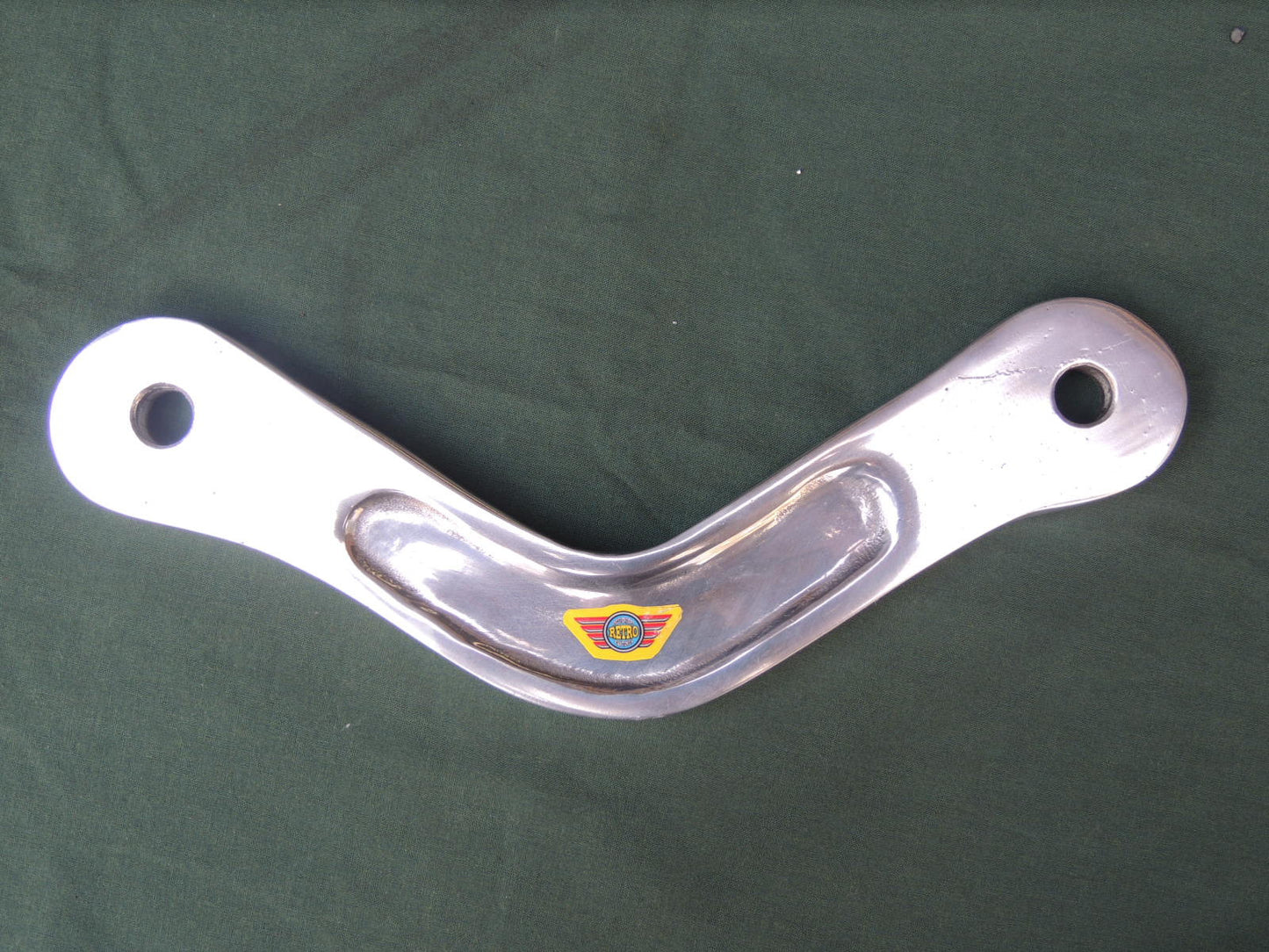 Jaguar dropped tie bar. Polished Aluminium