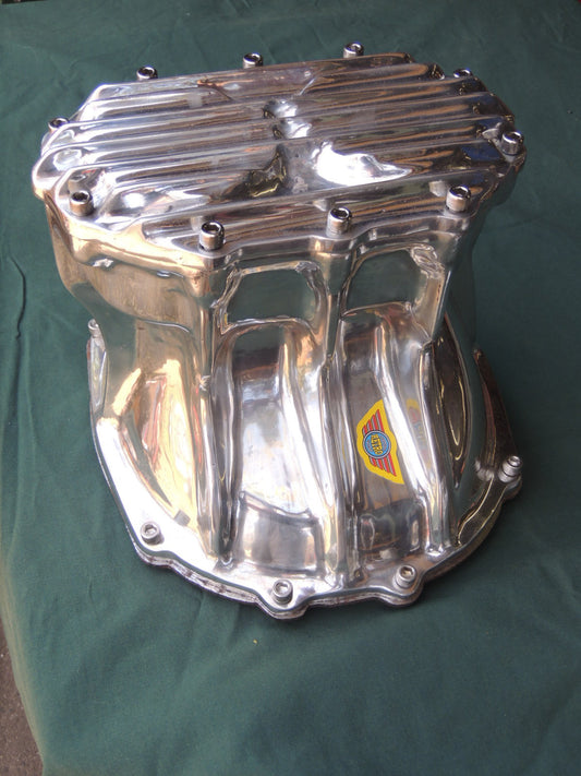 Ford 9 inch Quick change diff cover. Polished Aluminum