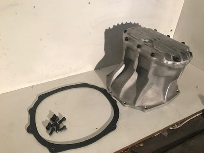 Ford 9 inch Quick change diff cover. Polished Aluminum