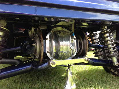 Jaguar Diff cover for all independent rear end suspensions. Polished Aluminium