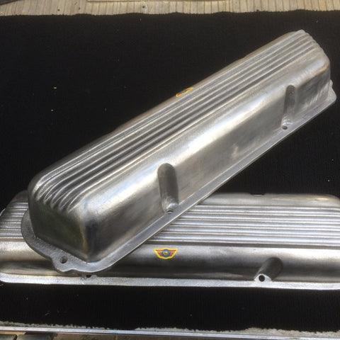 Valve Covers Holden V8 308, 253. Unpolished Aluminium