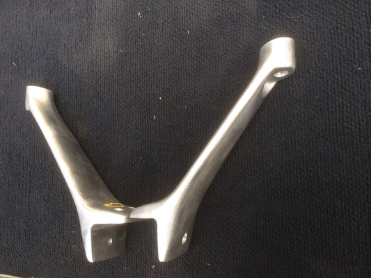 Solid Headlight posts Pair for T Buckets, Hi Boys. Polished Aluminium