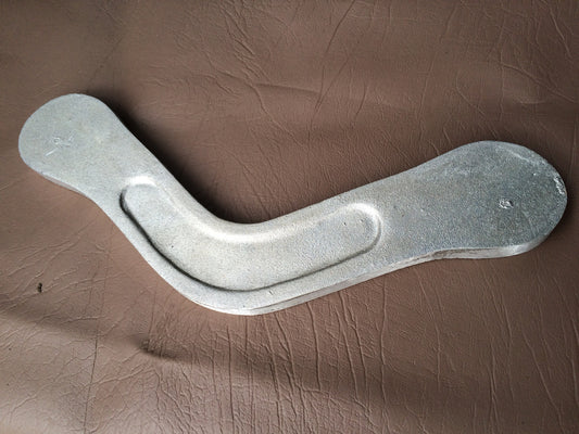 Jaguar dropped tie bar. Unpolished Aluminium