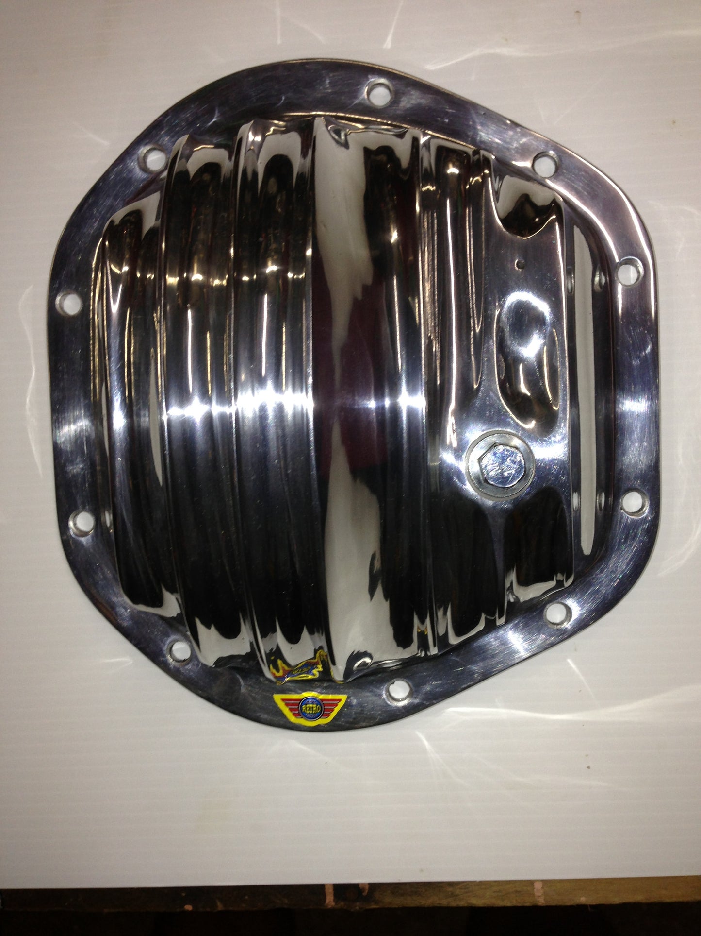 Jaguar Diff cover for all independent rear end suspensions. Polished Aluminium