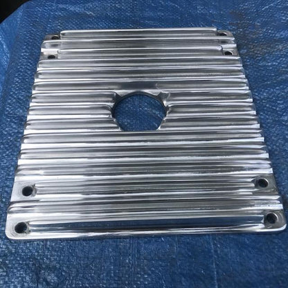 Jaguar bottom plate in Polished Aluminium