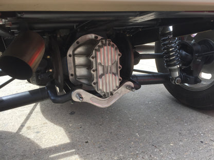 Jaguar Quick change Diff cover for all independent suspension. Unpolished Aluminium