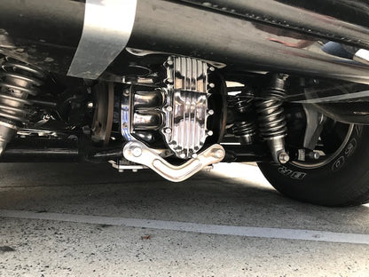 Jaguar Quick change Diff cover for independent rear suspension. Polished Aluminium