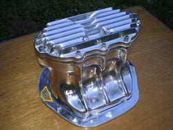 Jaguar Quick change Diff cover for independent rear suspension. Polished Aluminium